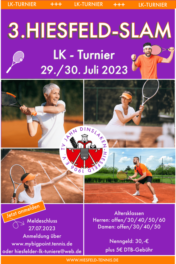 3. Hiesfeld-Slam LK Turnier 29./30.07.
