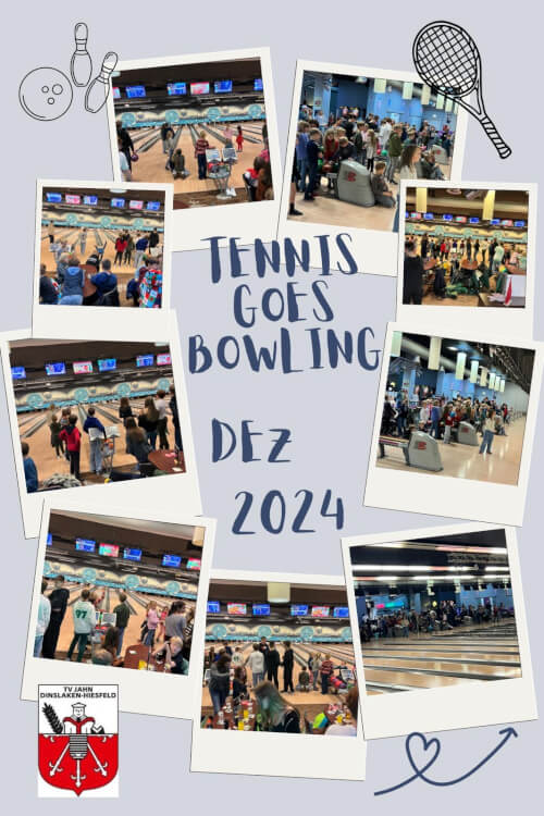 Ein sportlicher Jahresabschluss – Tennisjugend on Tour beim Bowling